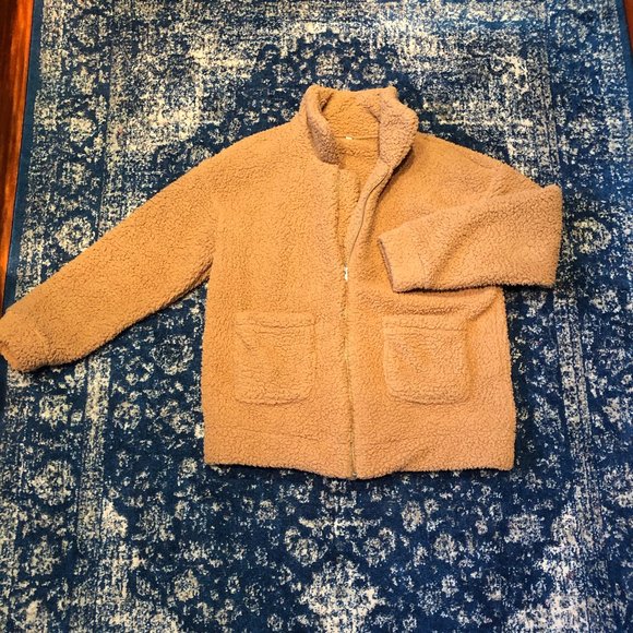 Jackets & Blazers - Teddy Zip Up Sherpa Jacket